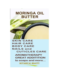 Manteca de Aceite de Moringa Pura 480 ml Belleza Botánica 2