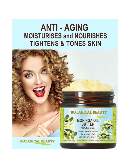 Manteca de Aceite de Moringa Pura 480 ml Belleza Botánica Manteca de Aceite de Moringa Pura 480 ml Belleza Botánica