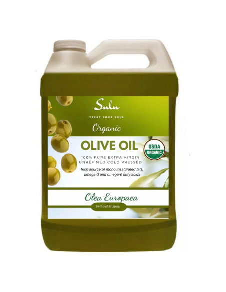 Aceite de Oliva Extra Virgen Orgánico SULU 1.89 L Prensado en Frío Aceite de Oliva Extra Virgen Orgánico SULU 1.89 L Prensado en Frío