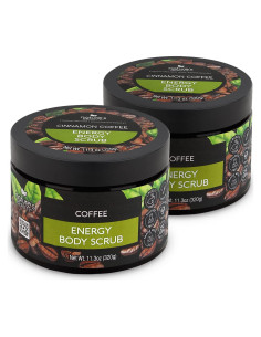 Exfoliante Corporal Energético de Café y Canela Garcoa 320 g