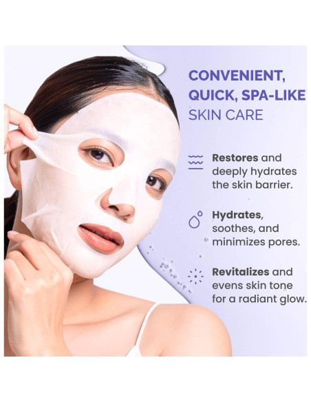 Mascarilla Facial de Tela Plantifique Colágeno 5 Paquete Mascarilla Facial de Tela Plantifique Colágeno 5 Paquete