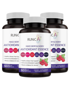 Suplemento Antioxidante RUNICA 6en1 Vegano para Mujeres 90 Cápsulas