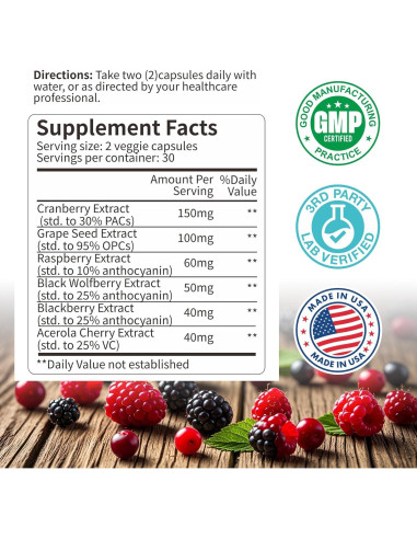 Suplemento Antioxidante RUNICA 6en1 Vegano para Mujeres 90 Cápsulas