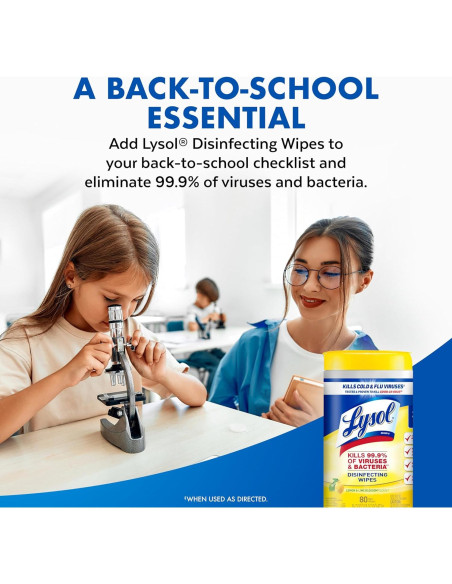 Toallitas Desinfectantes Lysol 80 Unidades Multiusos 4pk Toallitas Desinfectantes Lysol 80 Unidades Multiusos 4pk