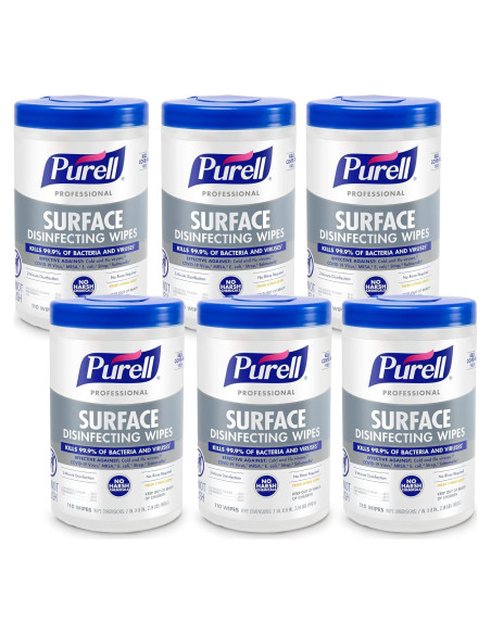 Toallitas Desinfectantes PURELL 110 Unidades Aroma Cítrico Toallitas Desinfectantes PURELL 110 Unidades Aroma Cítrico