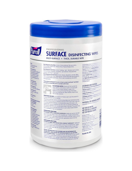 Toallitas Desinfectantes PURELL 110 Unidades Aroma Cítrico Toallitas Desinfectantes PURELL 110 Unidades Aroma Cítrico