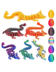 Huevos de Dragón 3D JOD - Set de 6 Juguetes Antiestrés