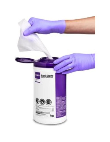 Toallitas Germicidas Desechables Super Sani-Cloth 65 Unidades