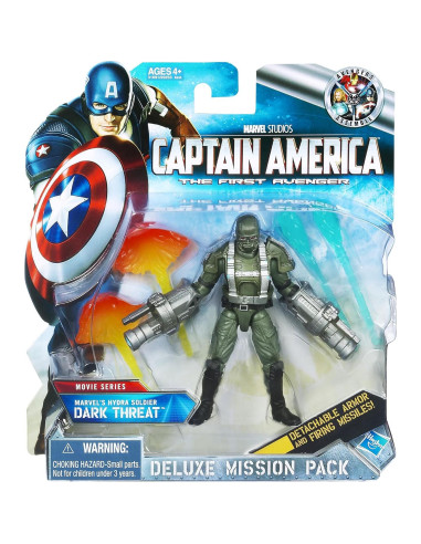 Figura Amenaza Oscura Marvel Hasbro 20.6 cm con Misiles
