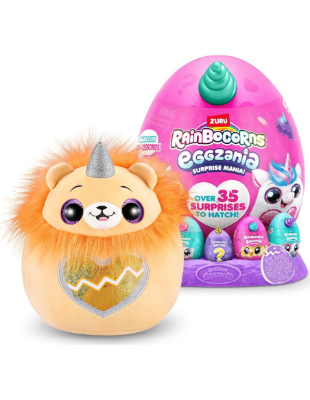 Sorpresa Mania Eggzania ZURU León 20+ Sorpresas Peluche Sorpresa Mania Eggzania ZURU León 20+ Sorpresas Peluche