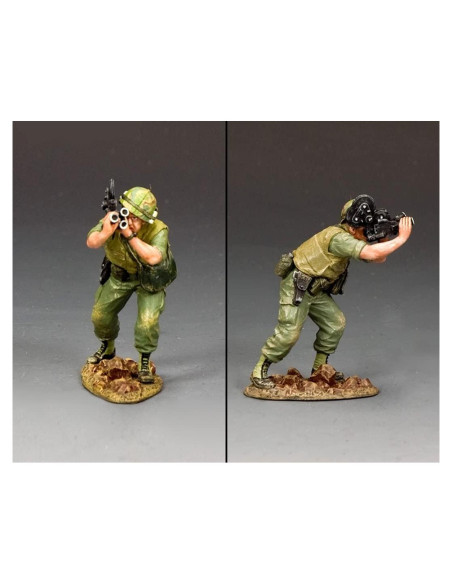 Figura de Juguete Camarógrafo Vietnam Reyes y País 6.35 cm Figura de Juguete Camarógrafo Vietnam Reyes y País 6.35 cm