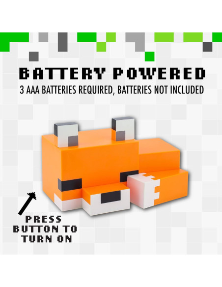 Luz Nocturna Minecraft Paladone Zorro 16 Bloques Personalizables Luz Nocturna Minecraft Paladone Zorro 16 Bloques Personalizables