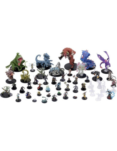 Figuras Coleccionables D&D WizKids Waterdeep 44 Piezas