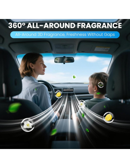 Ambientador de Coche WOOKKIT Clip Ventilación Aceite Esencial Ambientador de Coche WOOKKIT Clip Ventilación Aceite Esencial