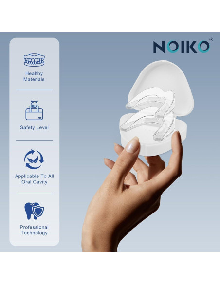 Protector Bucal Nocturno NOIKO para Rechinar Dientes - 2 Tamaños Protector Bucal Nocturno NOIKO para Rechinar Dientes - 2 Tamaños