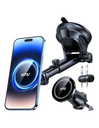 Soporte Magnético para Teléfono HTU para Auto - Negro