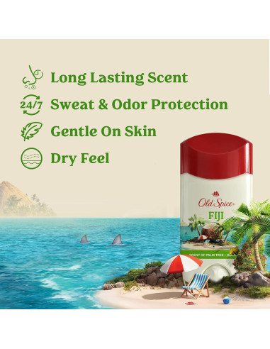 Desodorante Antitranspirante Old Spice Fiji 14.17 g - 24/7