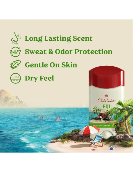 Desodorante Antitranspirante Old Spice Fiji 14.17 g - 24/7 Desodorante Antitranspirante Old Spice Fiji 14.17 g - 24/7