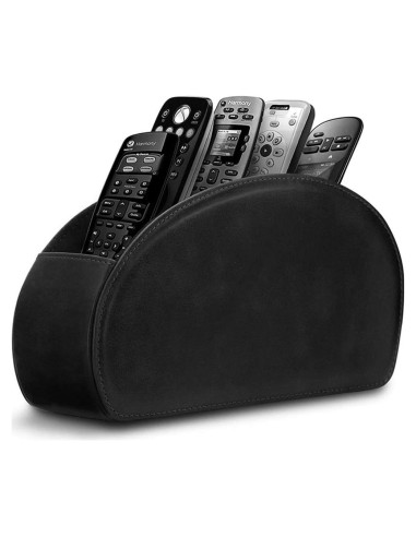 Soporte Organizador de Control Remoto RHCSZ Negro 5 Compartimentos