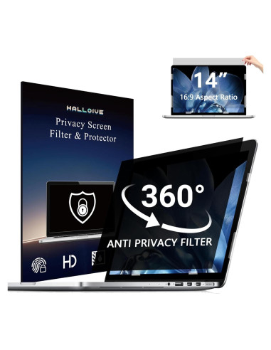 Filtro de Privacidad para Laptop 14" Halloive 360 Antirreflejo