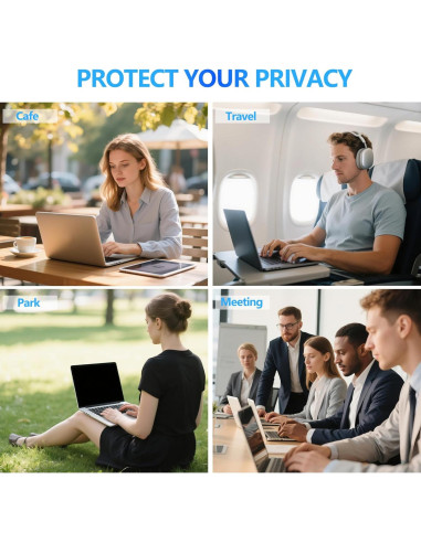 Filtro de Privacidad para Laptop 14" Halloive 360 Antirreflejo