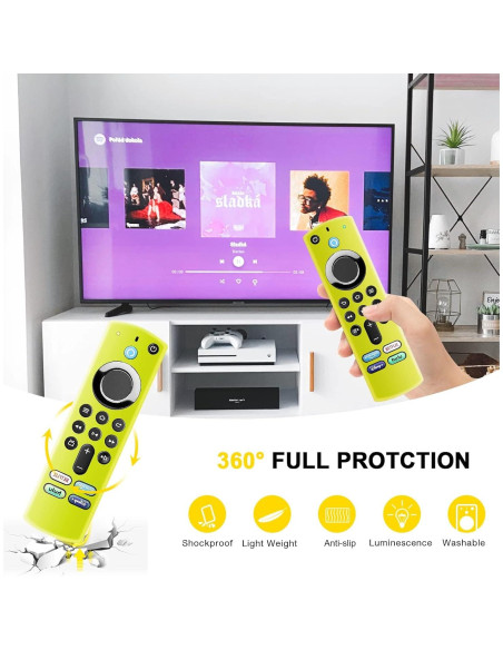 Funda de Control Remoto Climberer Fluorescente para FireStick Funda de Control Remoto Climberer Fluorescente para FireStick