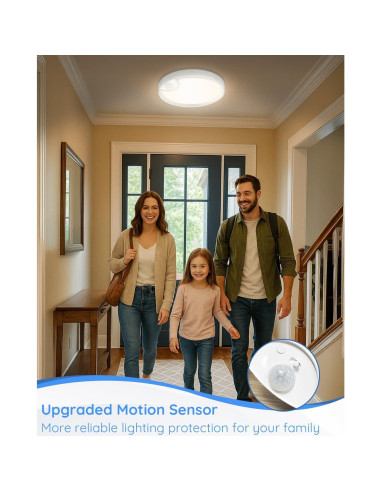 Luz de Armario Recargable TOOWELL con Sensor de Movimiento IP54