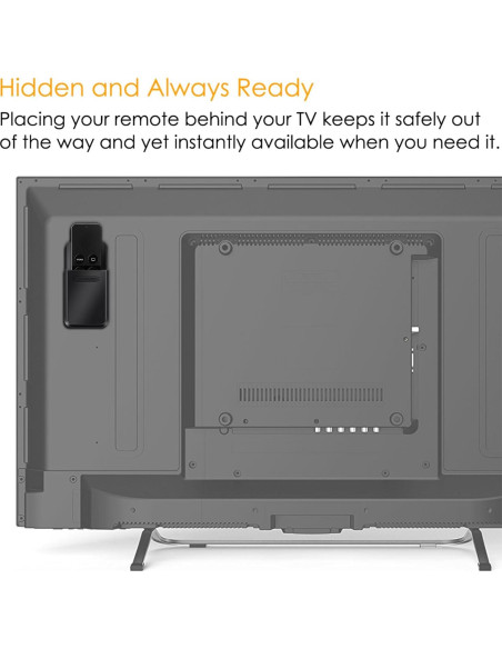 Soporte para Control Remoto Fintie Negro para Apple TV 4K y Roku Soporte para Control Remoto Fintie Negro para Apple TV 4K y Roku