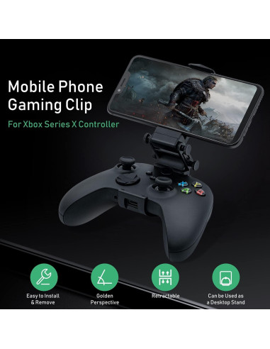 Clip Móvil Ajustable Mcbazel para Xbox Series X/S - Soporte Teléfono