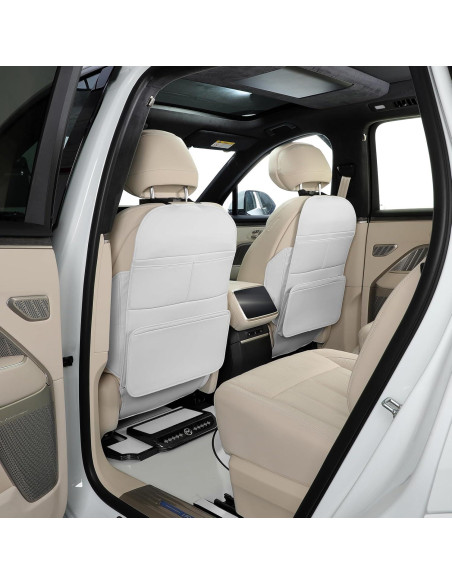 Protector de Asiento Trasero TAIKOO Blanco Crema - 2 Pcs Protector de Asiento Trasero TAIKOO Blanco Crema - 2 Pcs