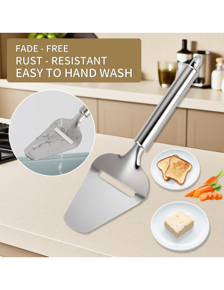 Cortador de Queso Piunaoa de Acero Inoxidable 5cm Ergonómico Cortador de Queso Piunaoa de Acero Inoxidable 5cm Ergonómico