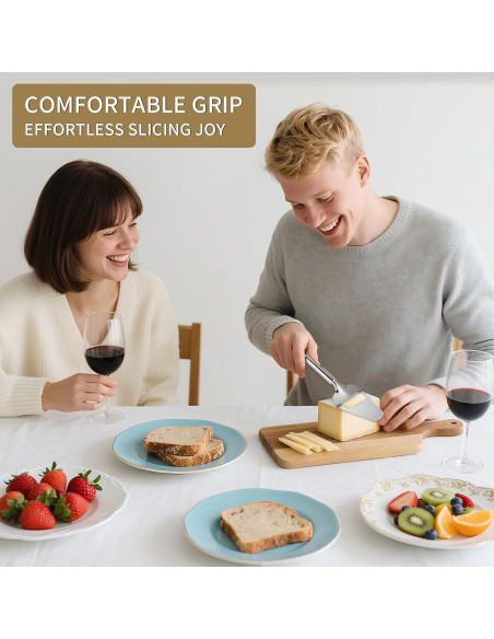 Cortador de Queso Piunaoa de Acero Inoxidable 5cm Ergonómico Cortador de Queso Piunaoa de Acero Inoxidable 5cm Ergonómico