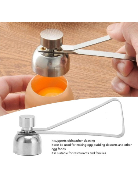 Cortador Abridor de Huevos Tissting Acero Inoxidable 42g Cortador Abridor de Huevos Tissting Acero Inoxidable 42g