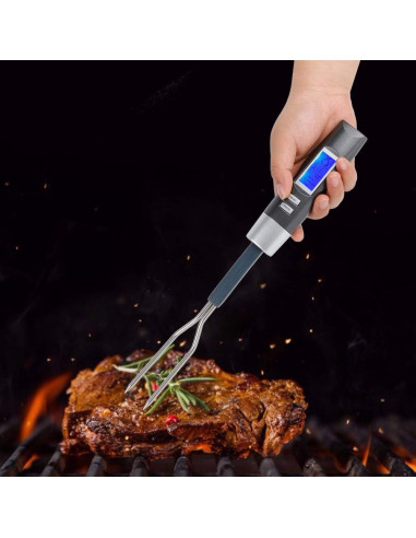 Termómetro Digital de Carne Yosoo con Sonda de Acero Inoxidable