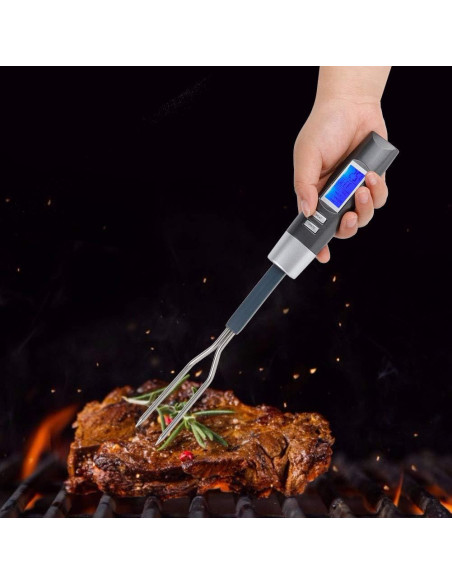 Termómetro Digital de Carne Yosoo con Sonda de Acero Inoxidable Termómetro Digital de Carne Yosoo con Sonda de Acero Inoxidable