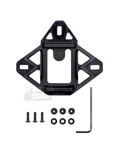 Soporte para casco FMATAL GEAR para cámara deportiva - Nylon y Aluminio