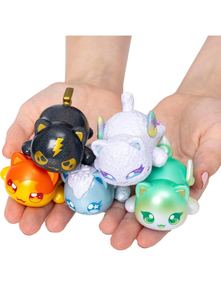 Figuras MeeMeow Elementales Aphmau - Multi-Pack 5 Figuras Figuras MeeMeow Elementales Aphmau - Multi-Pack 5 Figuras