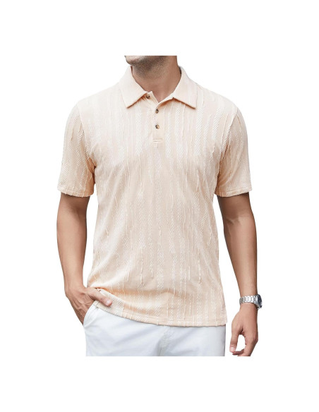 Camisa de Golf Sin Costuras Alex Vando Hombre Secado Rápido Camisa de Golf Sin Costuras Alex Vando Hombre Secado Rápido