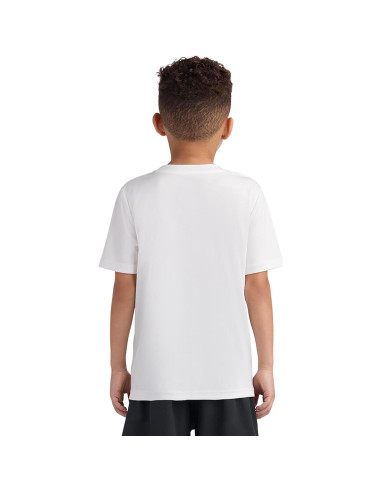 Camiseta de Manga Corta Messi para Niños - Talla 4 - Blanca