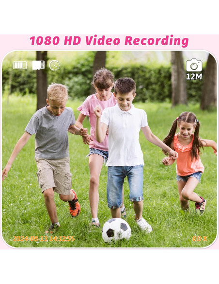 Cámara Instantánea Contixo KC2A Rosa 12MP Video 1080P Niños Cámara Instantánea Contixo KC2A Rosa 12MP Video 1080P Niños