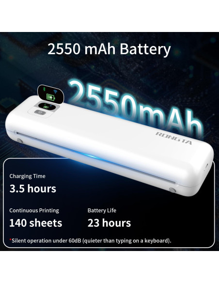 Impresora Portátil Rongta F82 Inalámbrica 300DPI A4 Impresora Portátil Rongta F82 Inalámbrica 300DPI A4