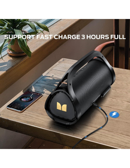 Altavoz Bluetooth Monster Adventurer Max 100W Impermeable IPX7 Altavoz Bluetooth Monster Adventurer Max 100W Impermeable IPX7