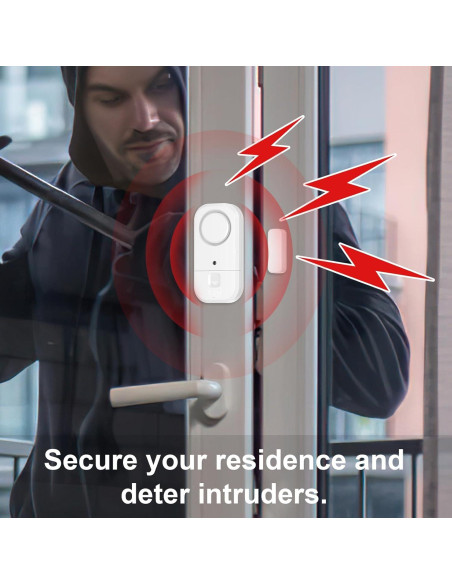 Sensores de Alarma de Puerta y Ventana ANKOSHUN 6 Paquete Sensores de Alarma de Puerta y Ventana ANKOSHUN 6 Paquete