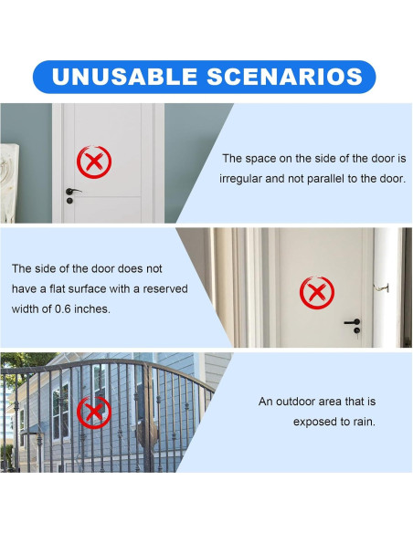Sensores de Alarma de Puerta y Ventana ANKOSHUN 6 Paquete Sensores de Alarma de Puerta y Ventana ANKOSHUN 6 Paquete