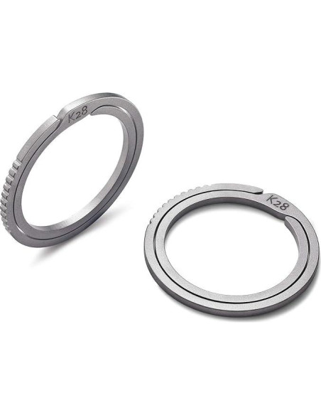 Anillos de Llave de Titanio BANG TI - Kit de 2 Unidades Anillos de Llave de Titanio BANG TI - Kit de 2 Unidades