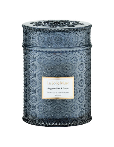 Vela Grande LA JOLIE MUSE Mar Egeo y Duna 539g Cera Soja