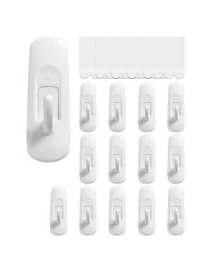 Ganchos de Pared MOVELYST Grandes 14 Piezas + 20 Tiras Adhesivas