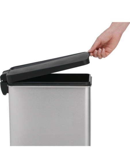 Basurero simplehuman 10L Acero Inoxidable Cepillado con Tapa Basurero simplehuman 10L Acero Inoxidable Cepillado con Tapa