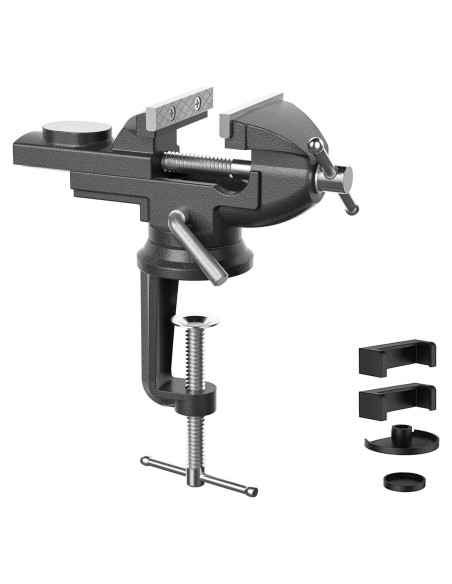 Morsa Portátil Sujeta Banco Trabajo Shangyoyi 7.11 cm Negra Morsa Portátil Sujeta Banco Trabajo Shangyoyi 7.11 cm Negra