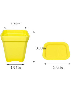 Macetas de Plástico Anyumocz 24 Piezas 7.69cm para Jardín 2